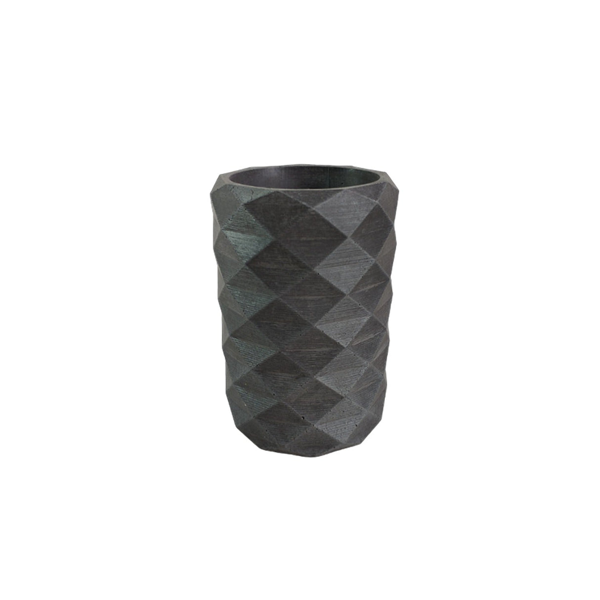 Florero Frida Gris Oscuro 6 cm Minimalista - Jardineria | Bylmo