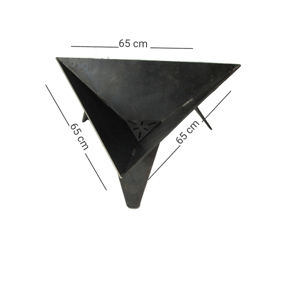 Fogata Blackburn Negro 65x65cm para Decoración de Asados en Exteriores - Asadores | Bylmo