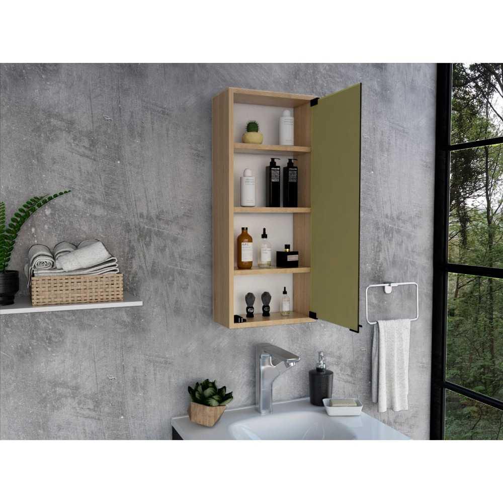 Gabinete Bosco Rovere 30 cm con Espejo - Gabinetes | Bylmo
