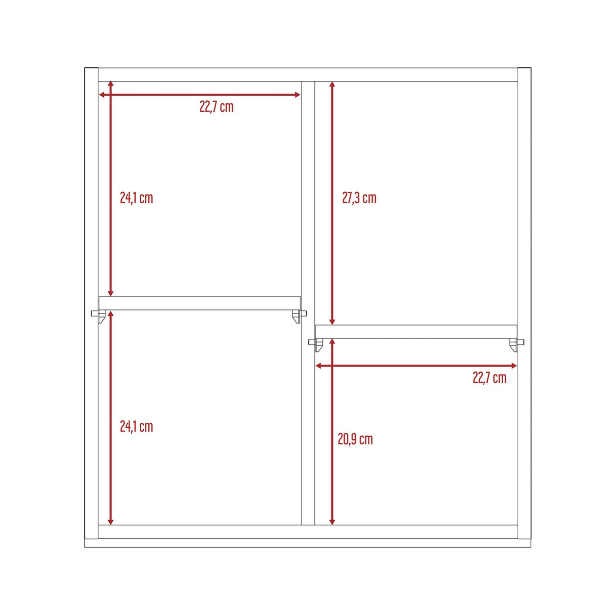 Gabinete de Baño Duma Duna 50 cm con Espejo - Gabinetes de Baño | Bylmo