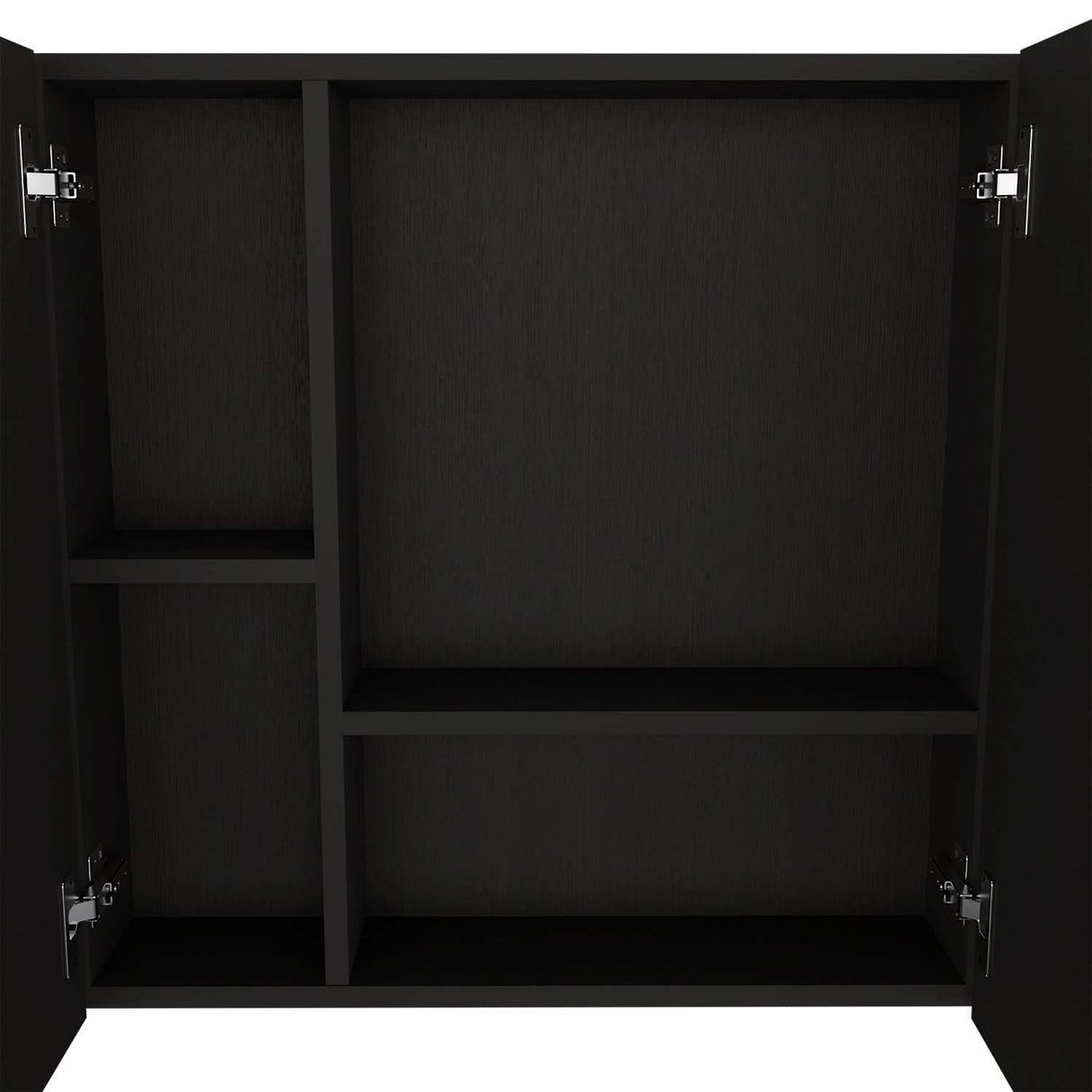 Gabinete de Baño Sines Plus Wengue 60x60cm Cuadrado con Espejo y con Dos Entrepaños - Gabinetes de Baño | Bylmo
