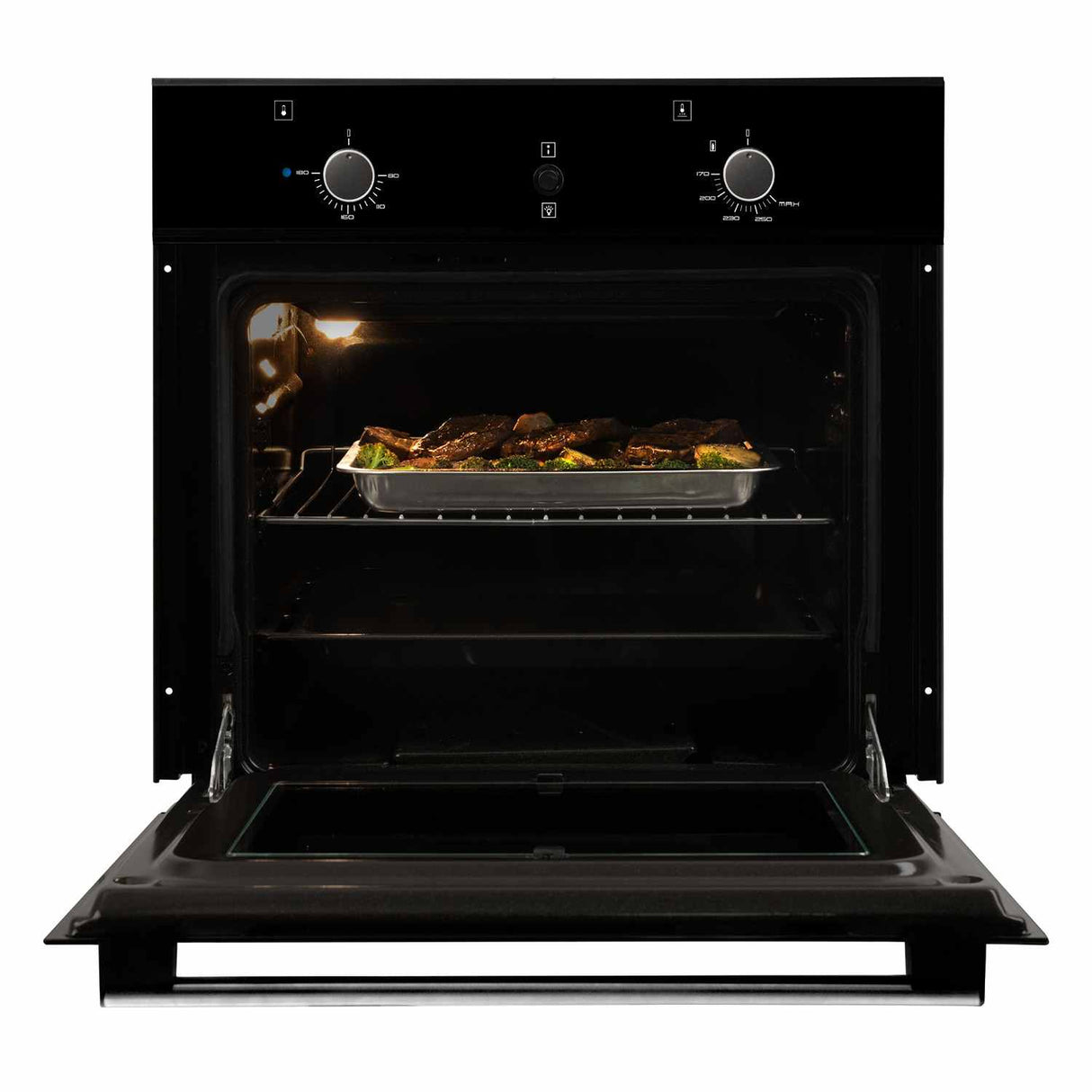 Horno de Empotrar Electrico Challenger Negro 60x60cm 53 Litros - Electrodomesticos | Bylmo
