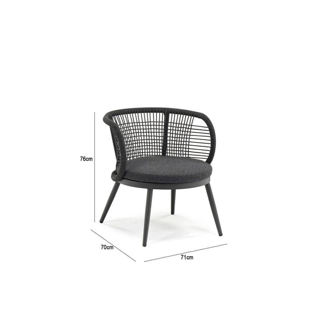 Comedor Verona Gris 110 cm de Exterior - Comedores | Bylmo