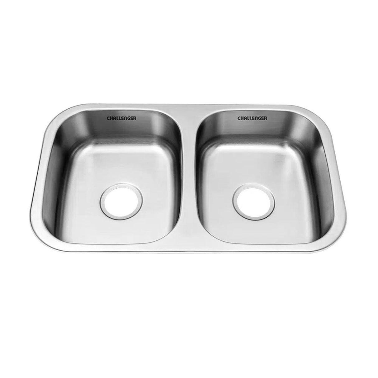 Lavaplatos de Submontar Challenger Acero 76x44cm Rectangular Doble - Cocinas | Bylmo