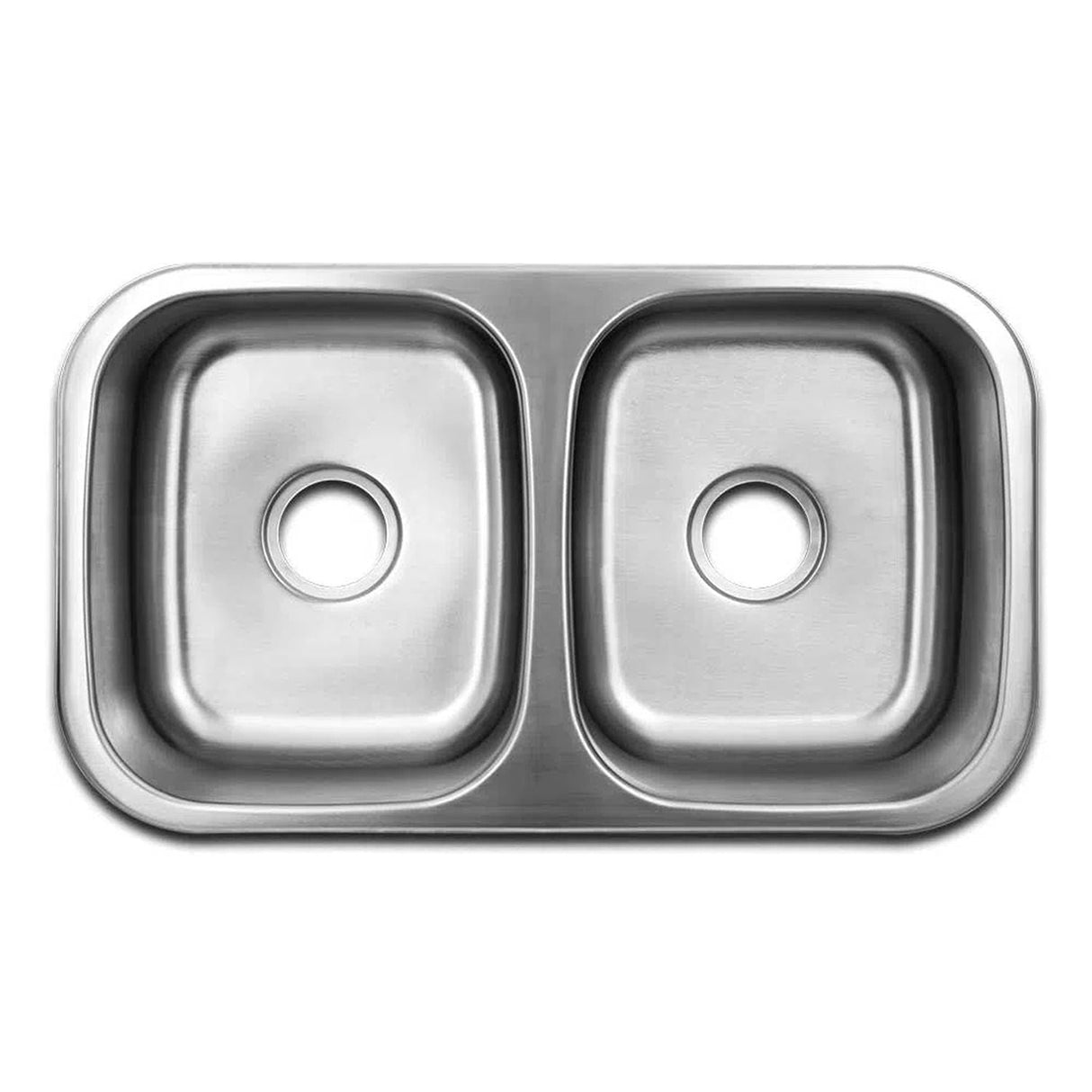 Lavaplatos de Submontar Challenger Acero 76x44cm Rectangular Doble - Cocinas | Bylmo