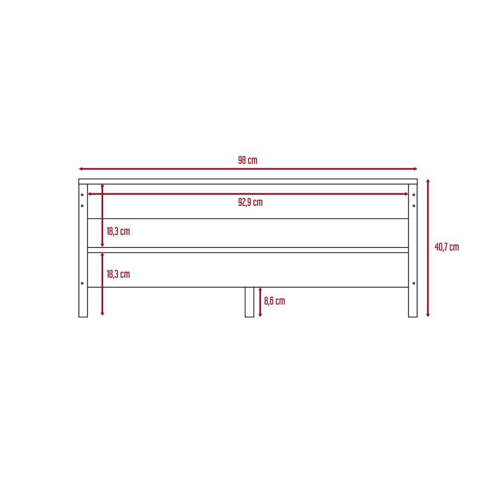 Mesa de Centro Magnum Miel 98x40.7cm Rectangular con Patas y con Compartimientos - Mesas | Bylmo