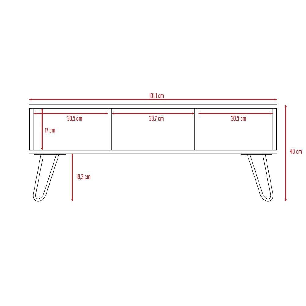 Mesa Vassel Wengue 101 cm Rectangular - Mesas | Bylmo