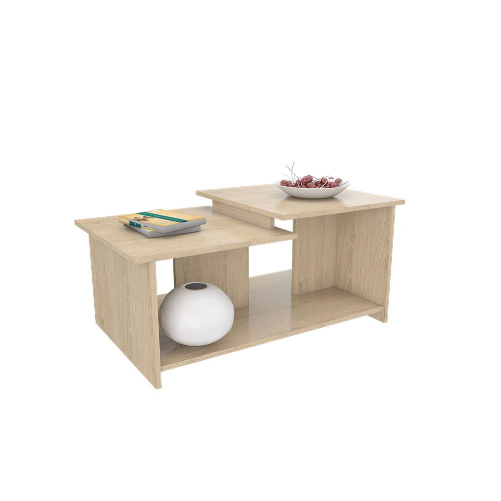 Mesa de Centro Wema Rovere 89.3x41.6cm Rectangular y con Compartimientos - Mesas | Bylmo