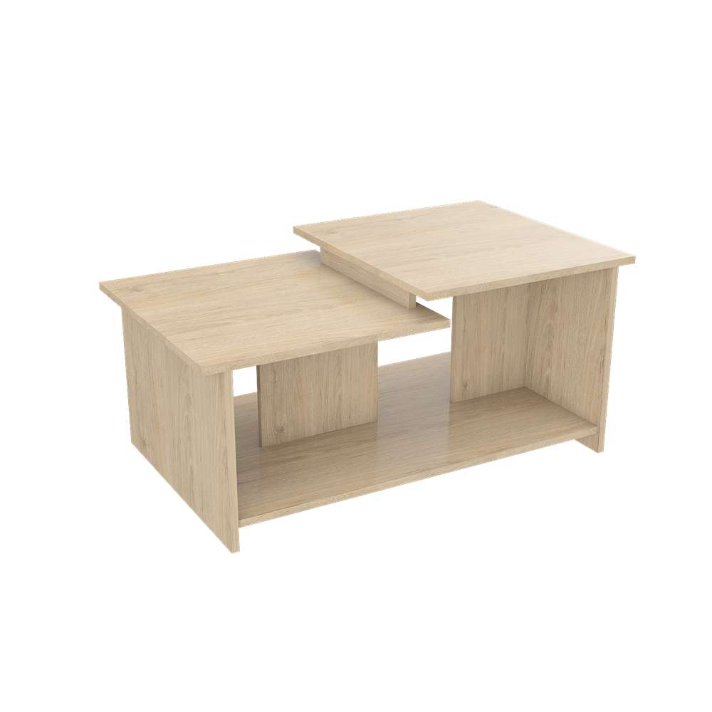 Mesa de Centro Wema Rovere 89.3x41.6cm Rectangular y con Compartimientos - Mesas | Bylmo