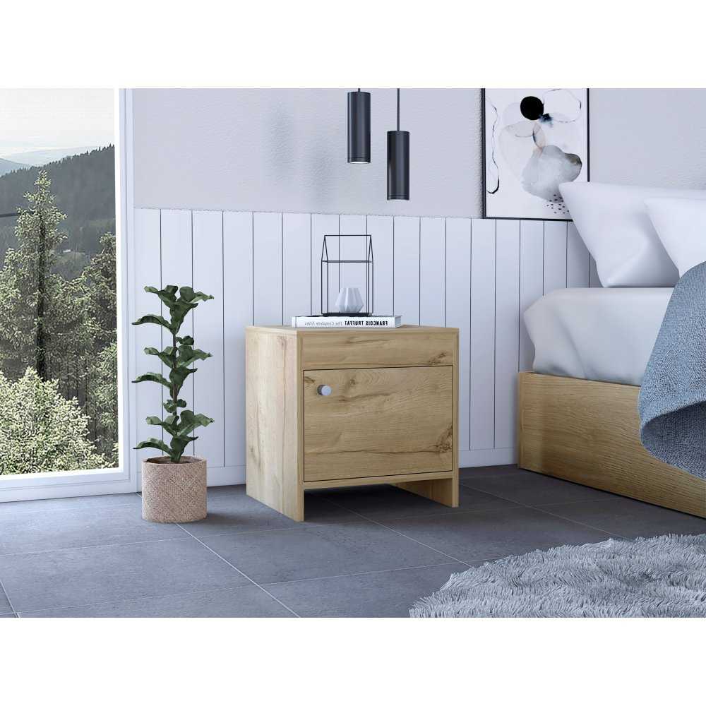 Mesa de Noche Colore Duna 40x41.6cm con Una Puerta - Mesas de Noche | Bylmo