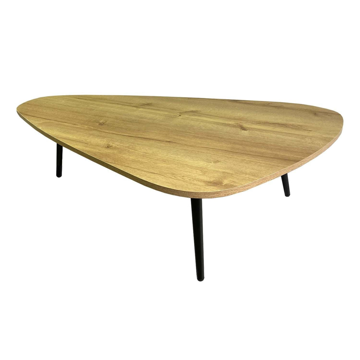 Mesa de Centro Tik Duna 110 cm Tipo Huevo con Patas Metálicas - Mesas de Centro | Bylmo