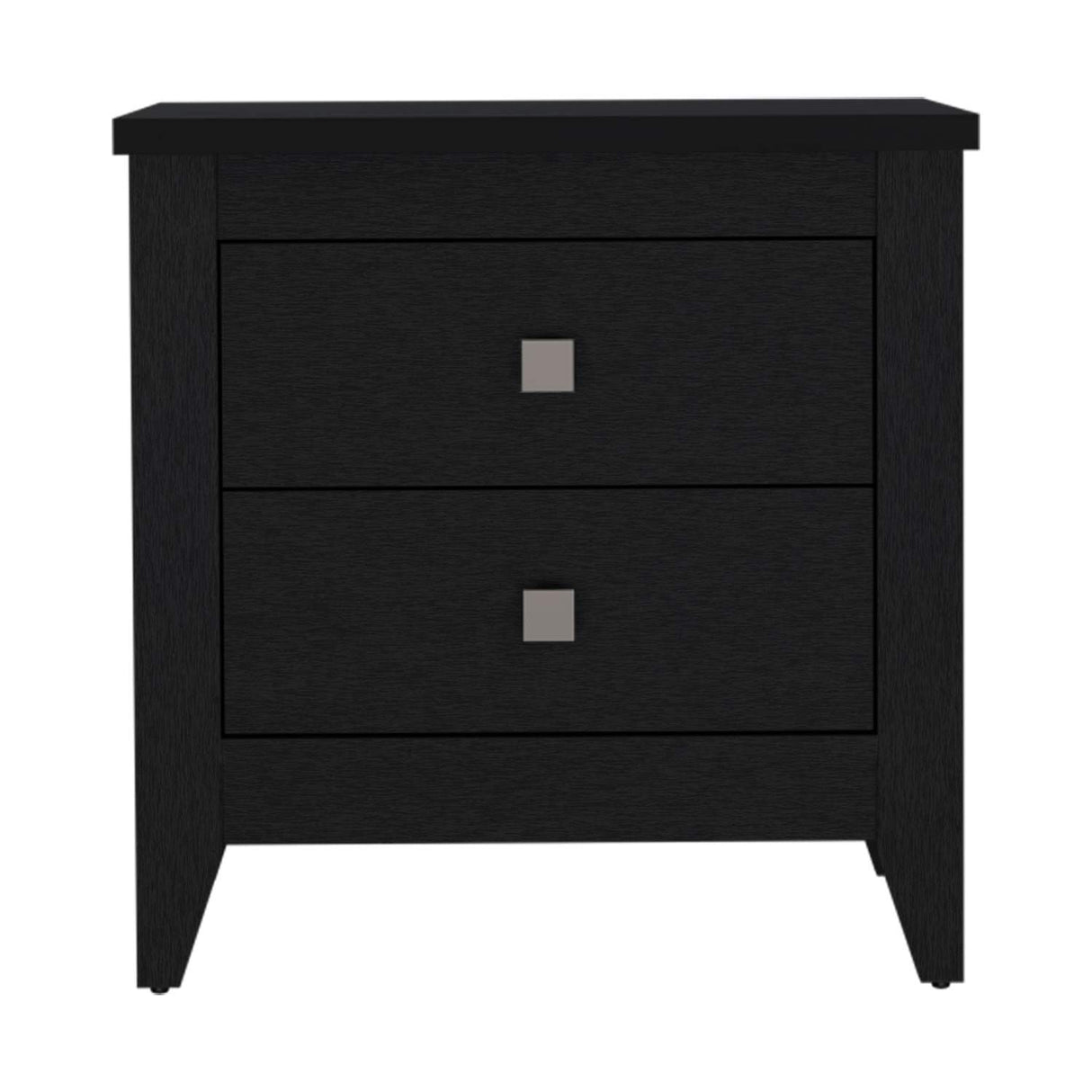 Mesa de Noche Armara Wengue 60 cm con Dos Cajones - Mesas de Noche | Bylmo