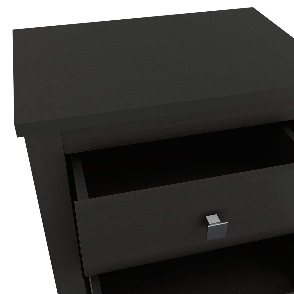 Mesa de Noche Armara Wengue 60 cm con Dos Cajones - Mesas de Noche | Bylmo