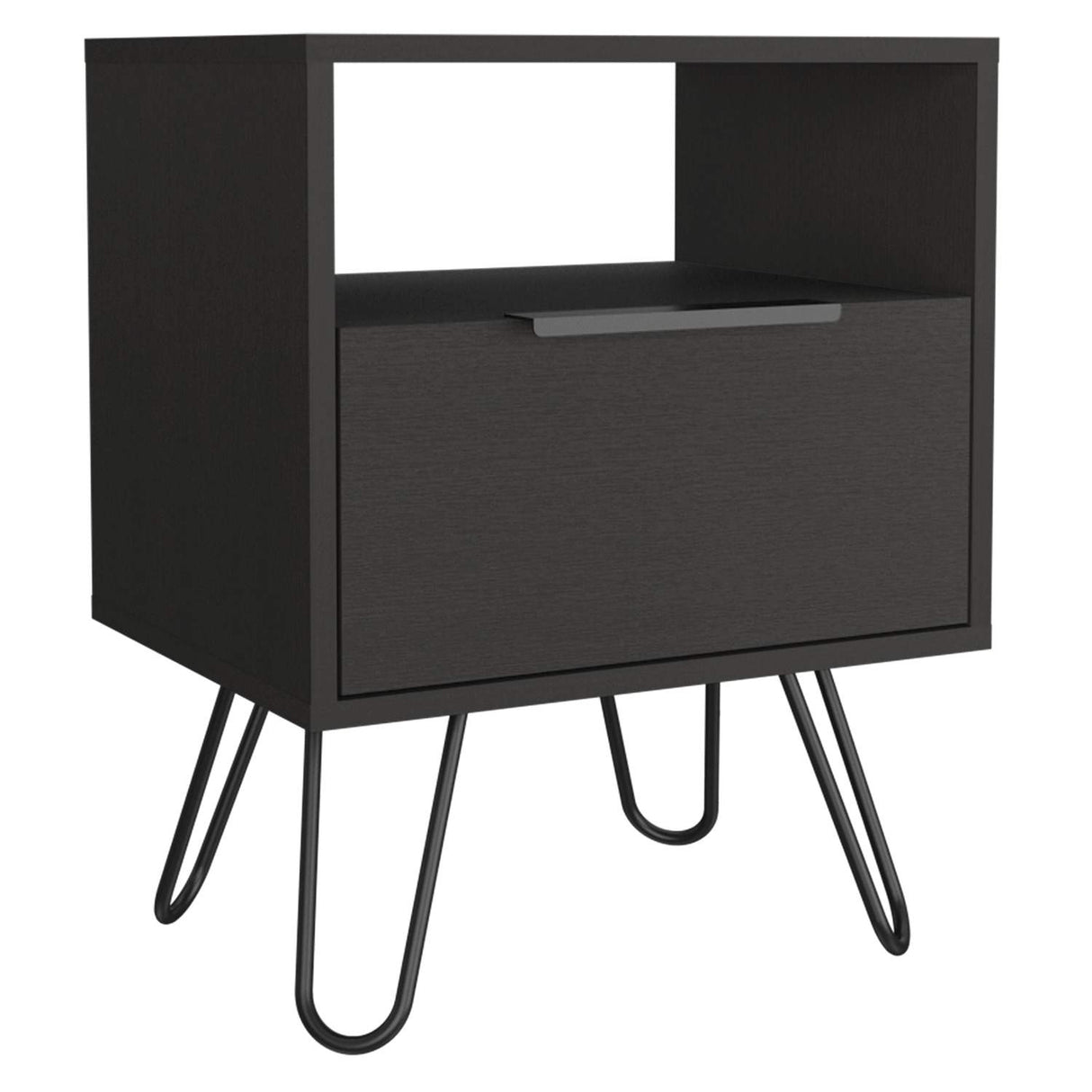 Mesa de Noche Augusta Duna 45x57cm con Un Compartimiento y con Una Puerta - Mesas de Noche | Bylmo