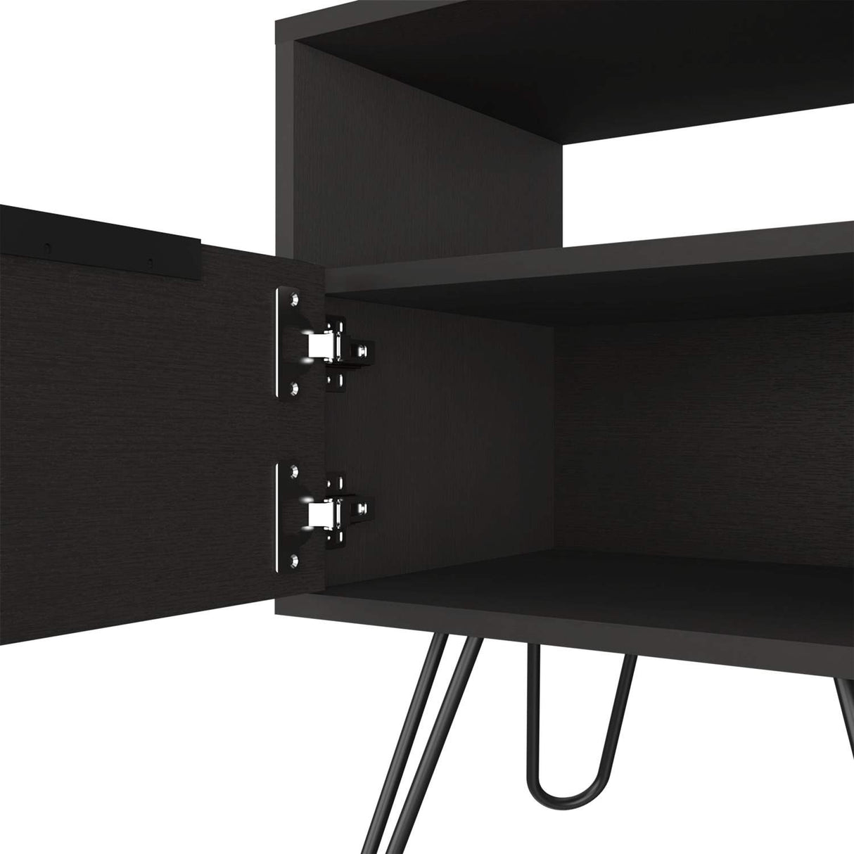 Mesa de Noche Augusta Duna 45x57cm con Un Compartimiento y con Una Puerta - Mesas de Noche | Bylmo