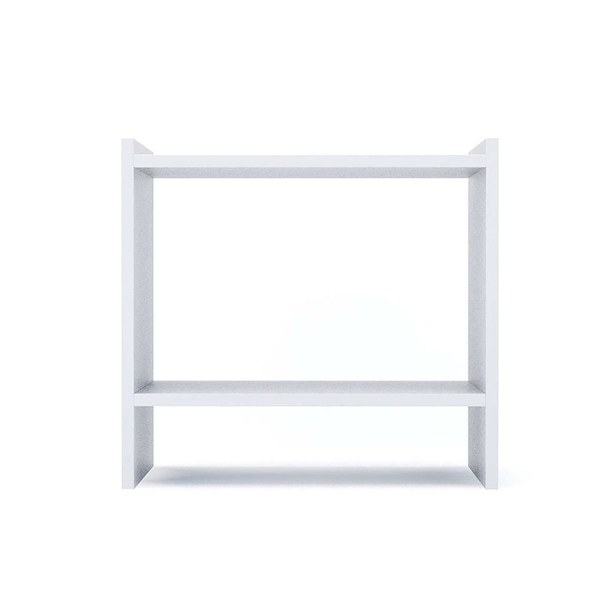 Mesa de Noche Orleans Blanco 45 cm con Entrepaño - Mesas de Noche | Bylmo