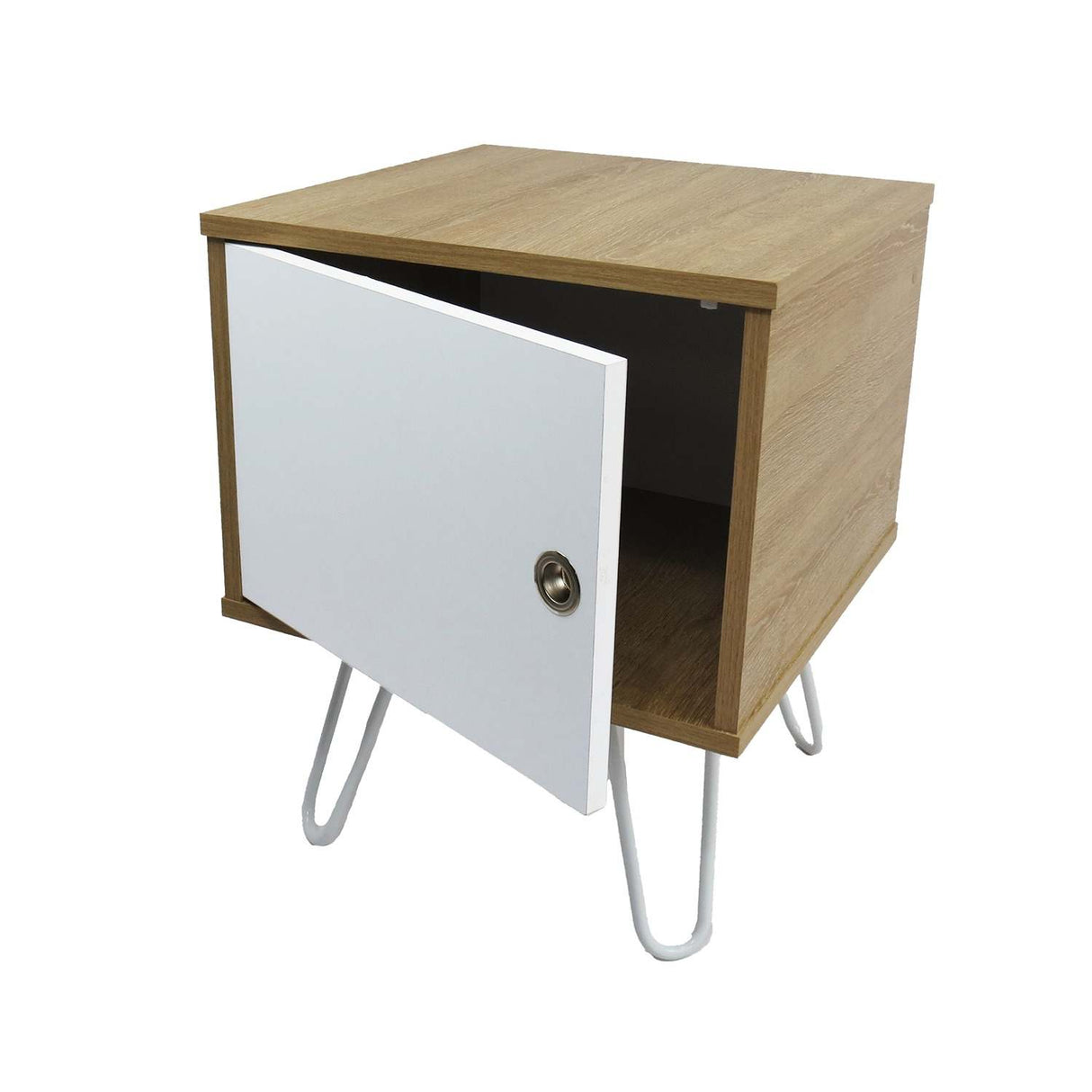Mesa de Noche x 2 Paris Plus Duna 40 cm con Cajón - Mesas de Noche | Bylmo