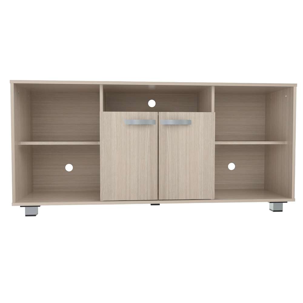 Mesa para TV Arena 140x140cm Para TV Hasta 60 Pulgadas con Un Cajón con Ranuras para Cables y con Patas - Muebles de TV | Bylmo