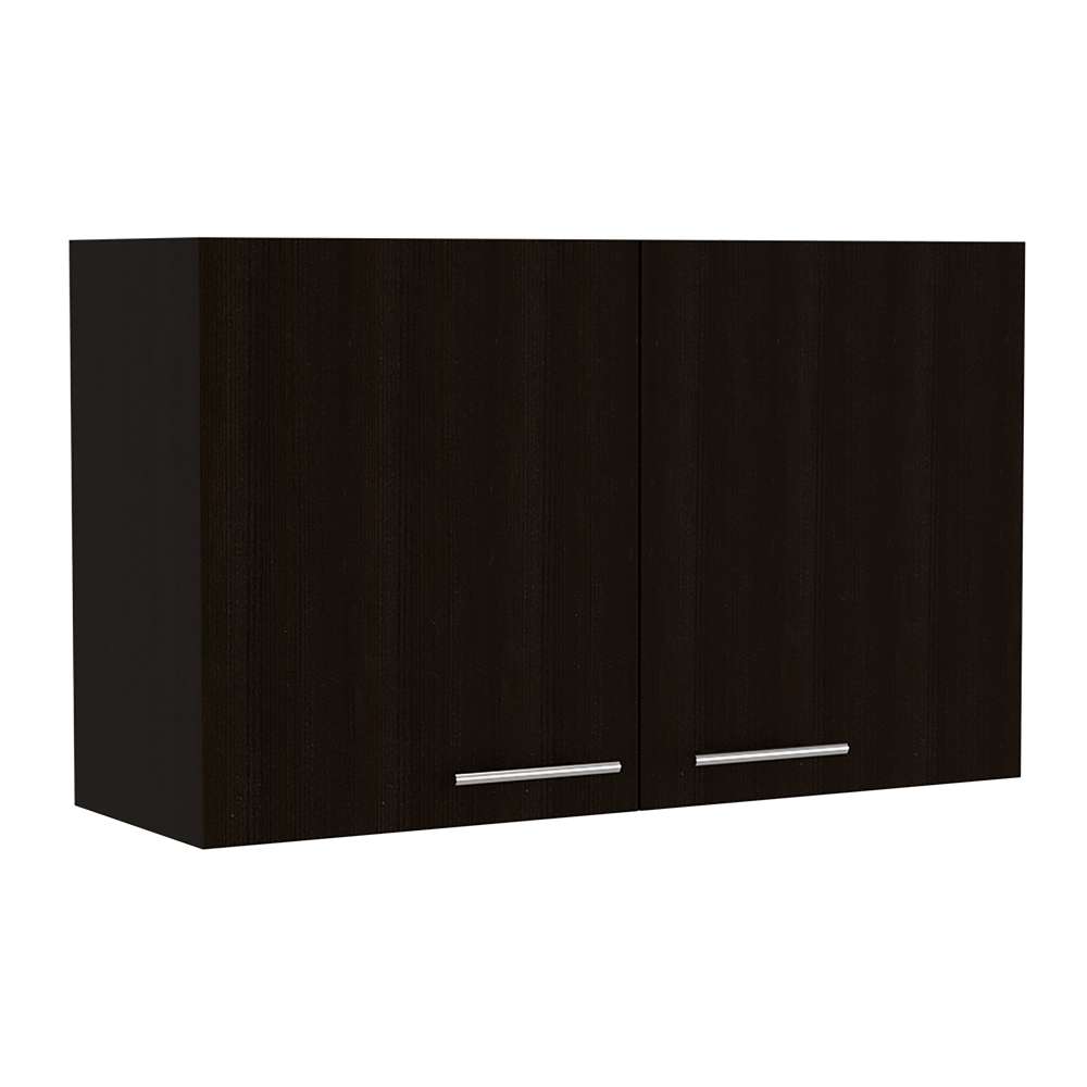 Mueble Auxiliar Manchester Wengue 100x60cm con Un Entrepaño y Un Compartimiento - Muebles Organizadores | Bylmo