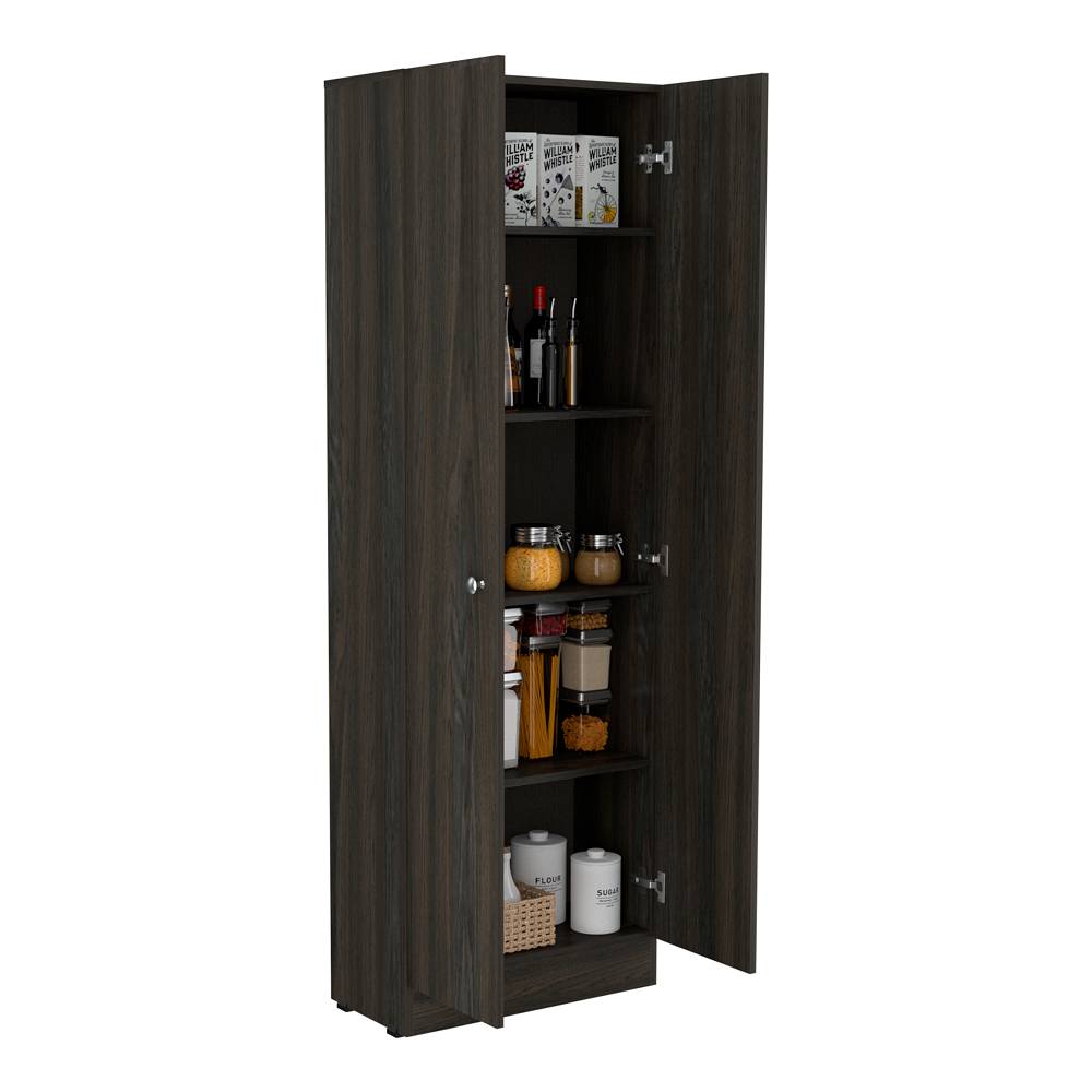 Alacena Multiusos Carbón 60 cm con Dos Puertas - Muebles Organizadores | Bylmo