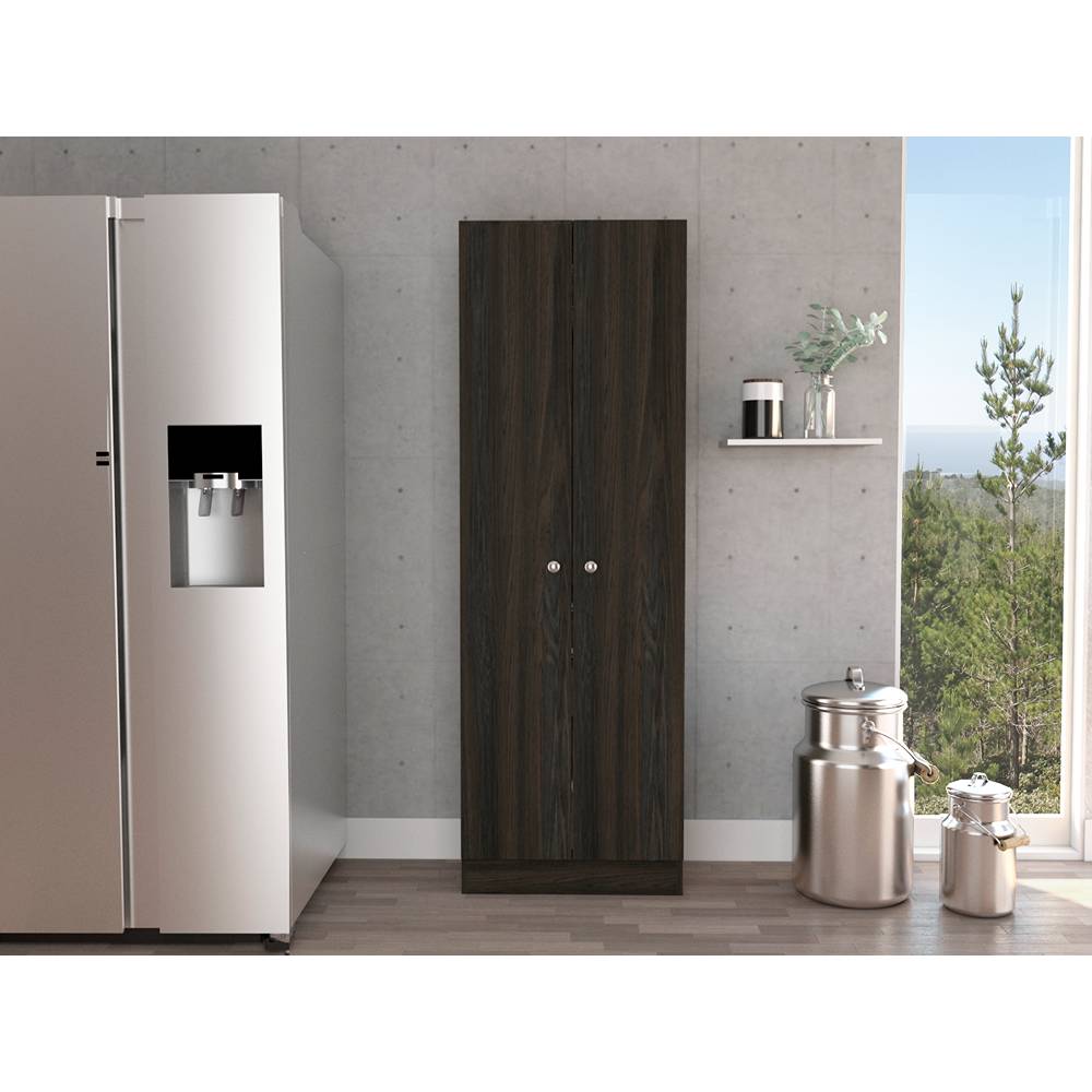 Alacena Multiusos Carbón 60 cm con Dos Puertas - Muebles Organizadores | Bylmo