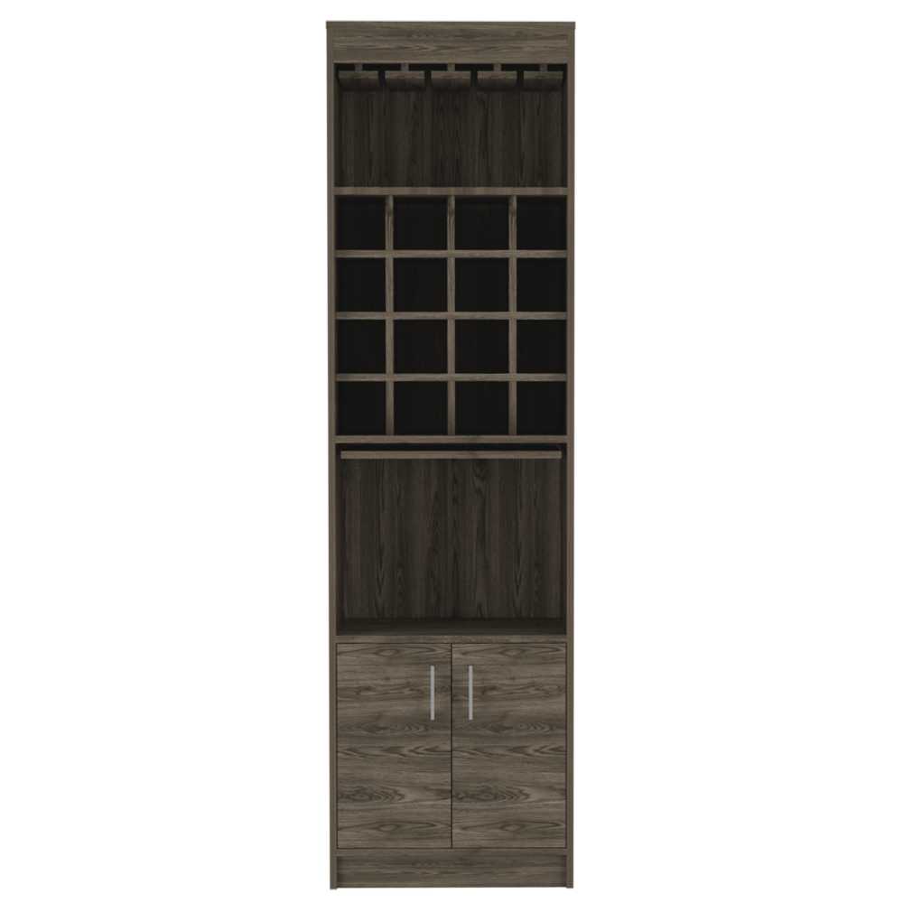 Bar Kava Coñac 51x180cm con Un Cajón y con Dieciséis Portabotellas - Bares | Bylmo