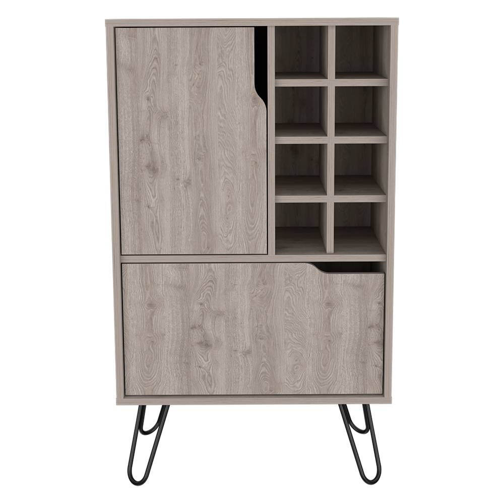 Bar Manhattan Ceniza 60 cm con Dos Puertas - Bares | Bylmo