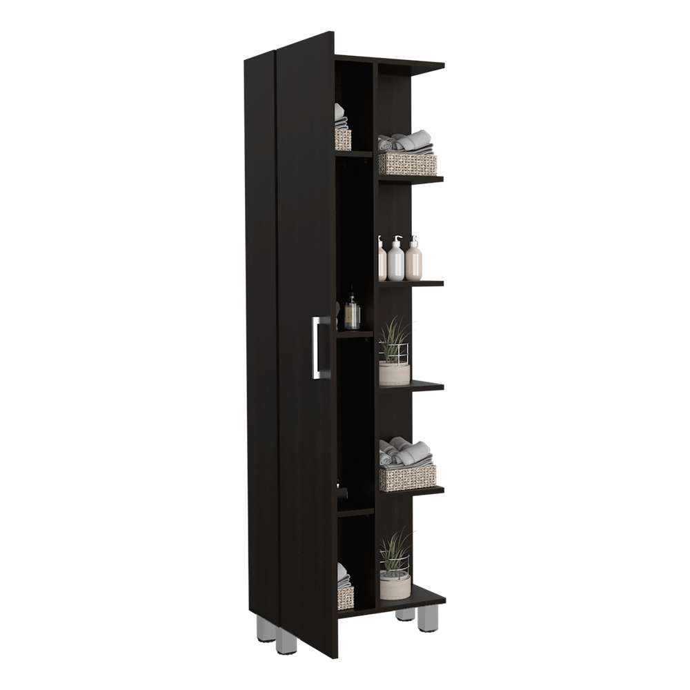 Mueble Manchester Wengue 51 cm con Una Puerta y Entrepaños - Gabinetes | Bylmo