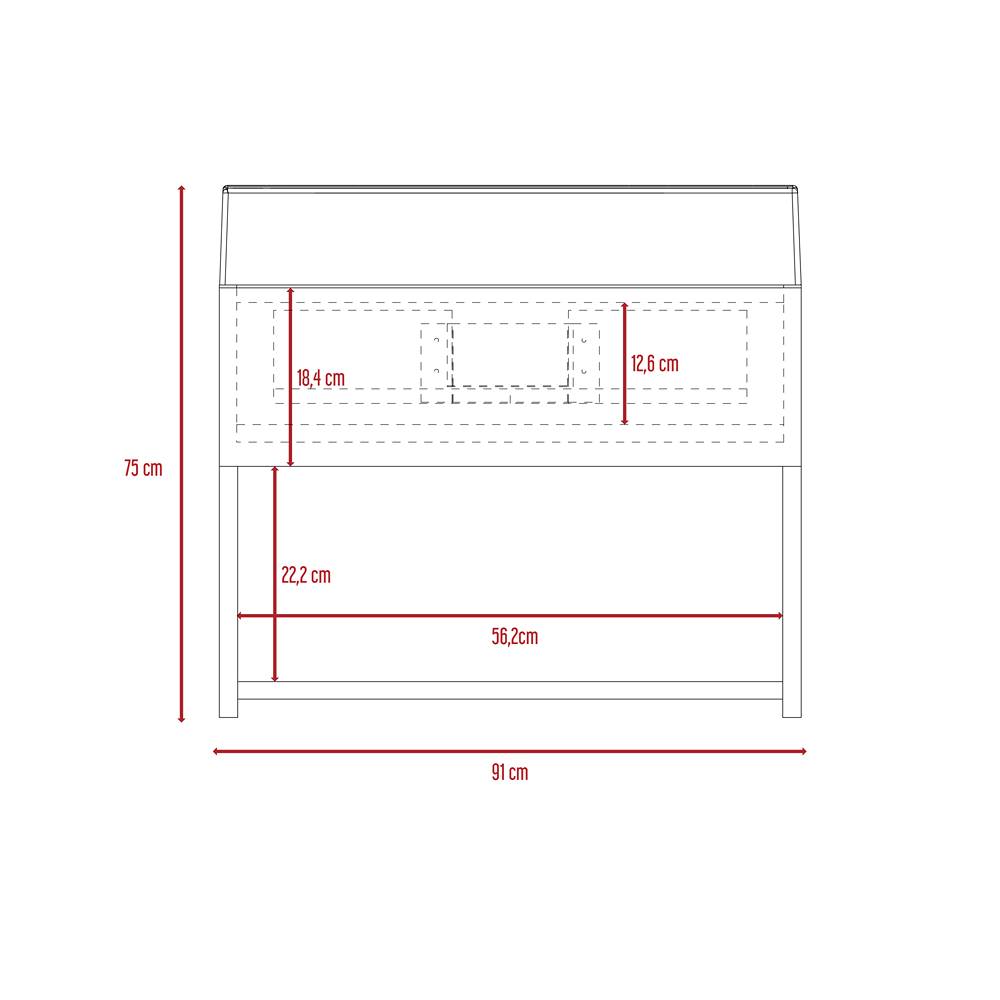 Mueble para Lavamanos Fusion Plus Taupe 60x44.6cm Individual sin Lavamanos y sin Puertas - Gabinetes | Bylmo