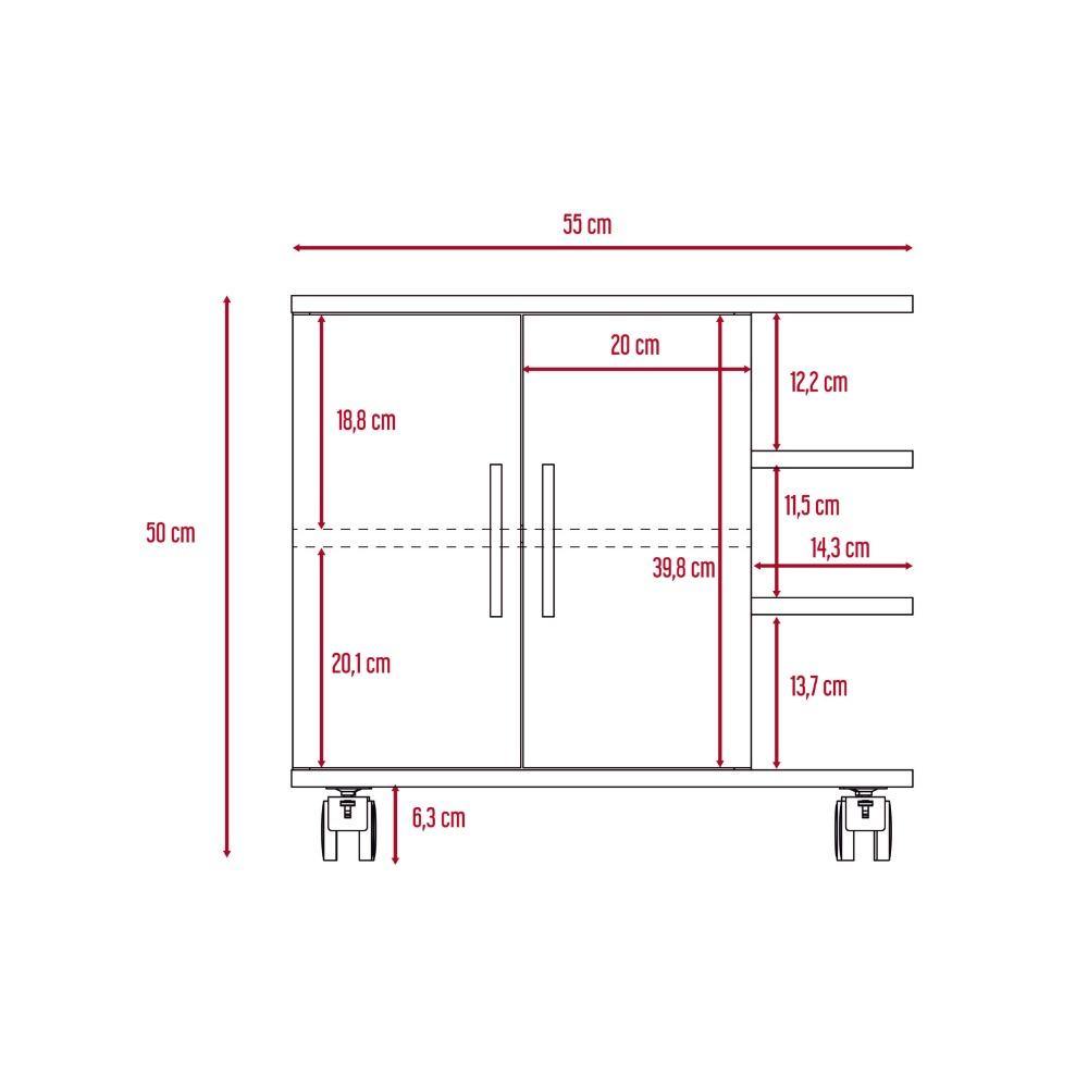 Mueble para Lavamanos Bath Blanco 50x55cm Individual sin Lavamanos con Una Puerta - Gabinetes | Bylmo