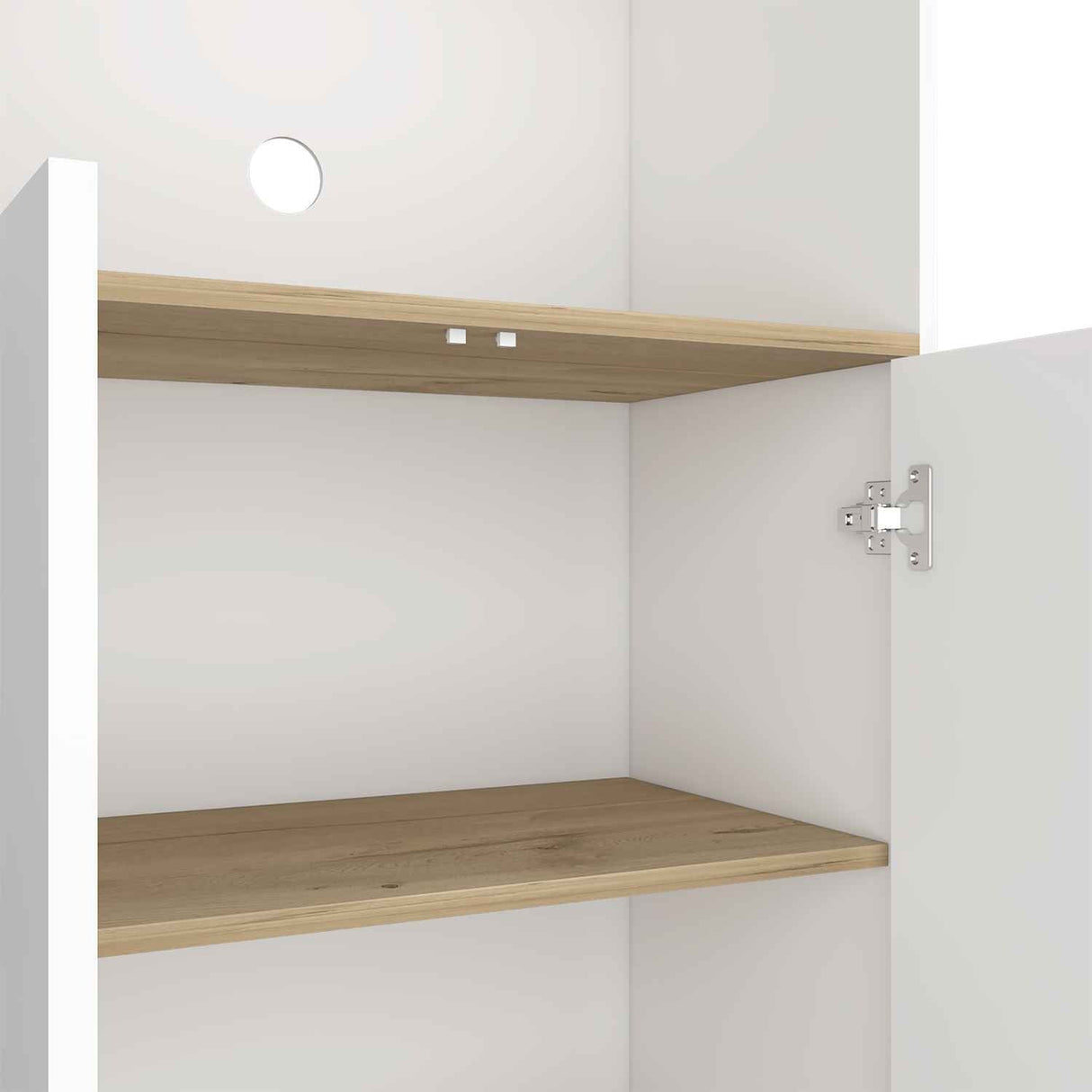Mueble Microondas Auxona Duna 65 cm con Dos Puertas y Entrepaños - Alacenas y Muebles Microondas | Bylmo