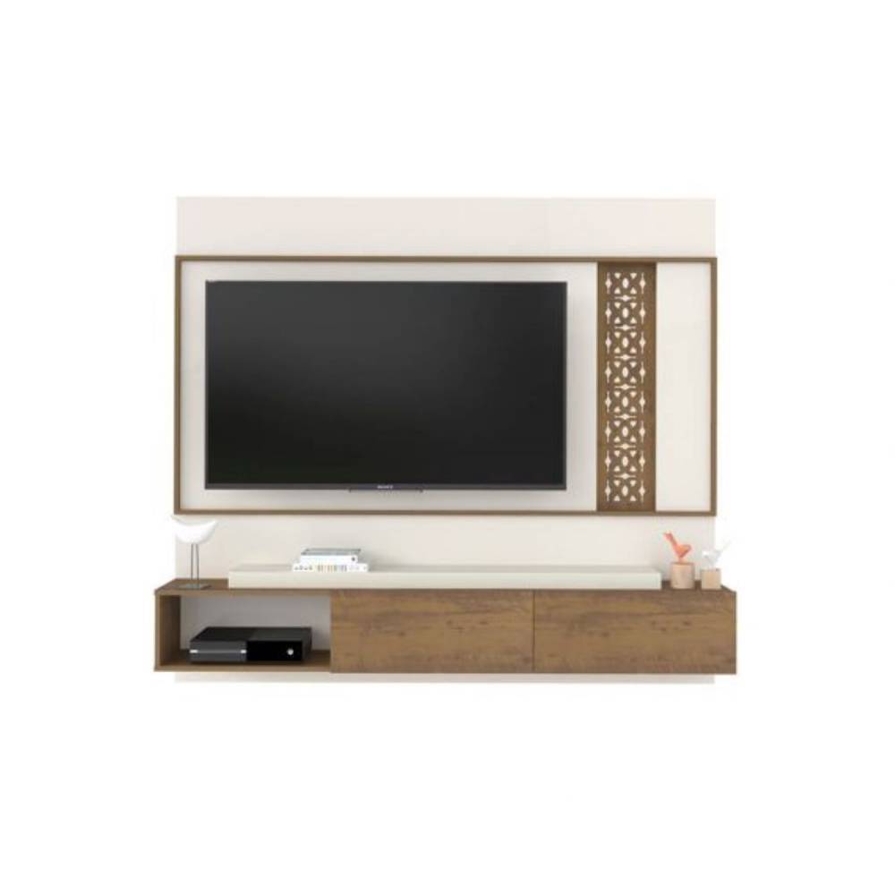 Panel Pino y Blanco 180 cm - Muebles para TV | Bylmo