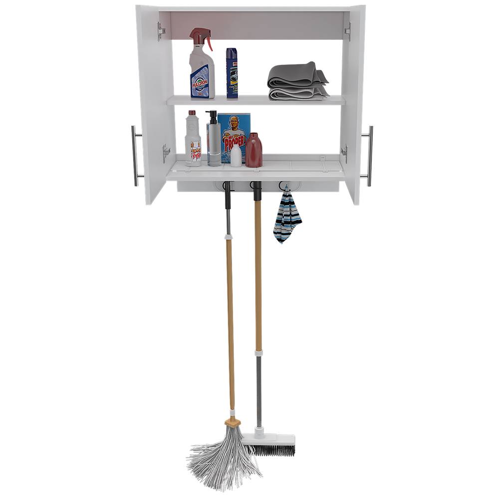 Mueble Auxiliar Kymo Plus Blanco 67 cm con Dos Puertas - Muebles Organizadores | Bylmo