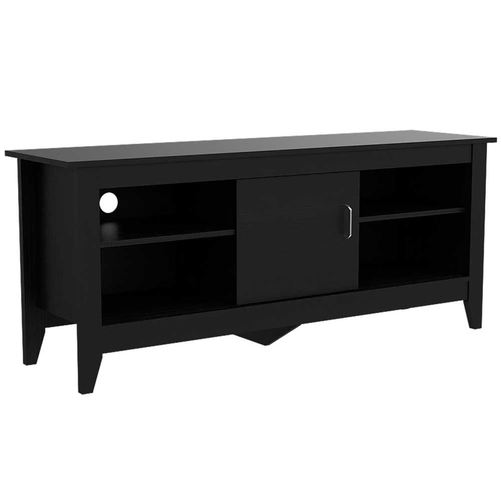 Rack de TV Essential Wengue 147.5x61.5cm Para TV Hasta 65 Pulgadas con Un Cajón y con Patas - Muebles para TV | Bylmo