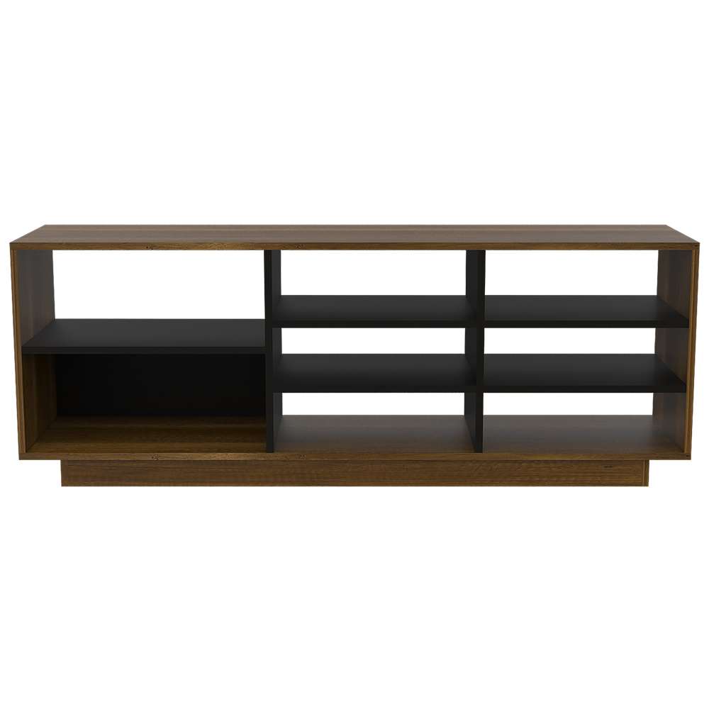 Rack de TV Vedra Caramelo 165.4x60.6cm Para TV Hasta 75 Pulgadas sin Cajones - Muebles para TV | Bylmo