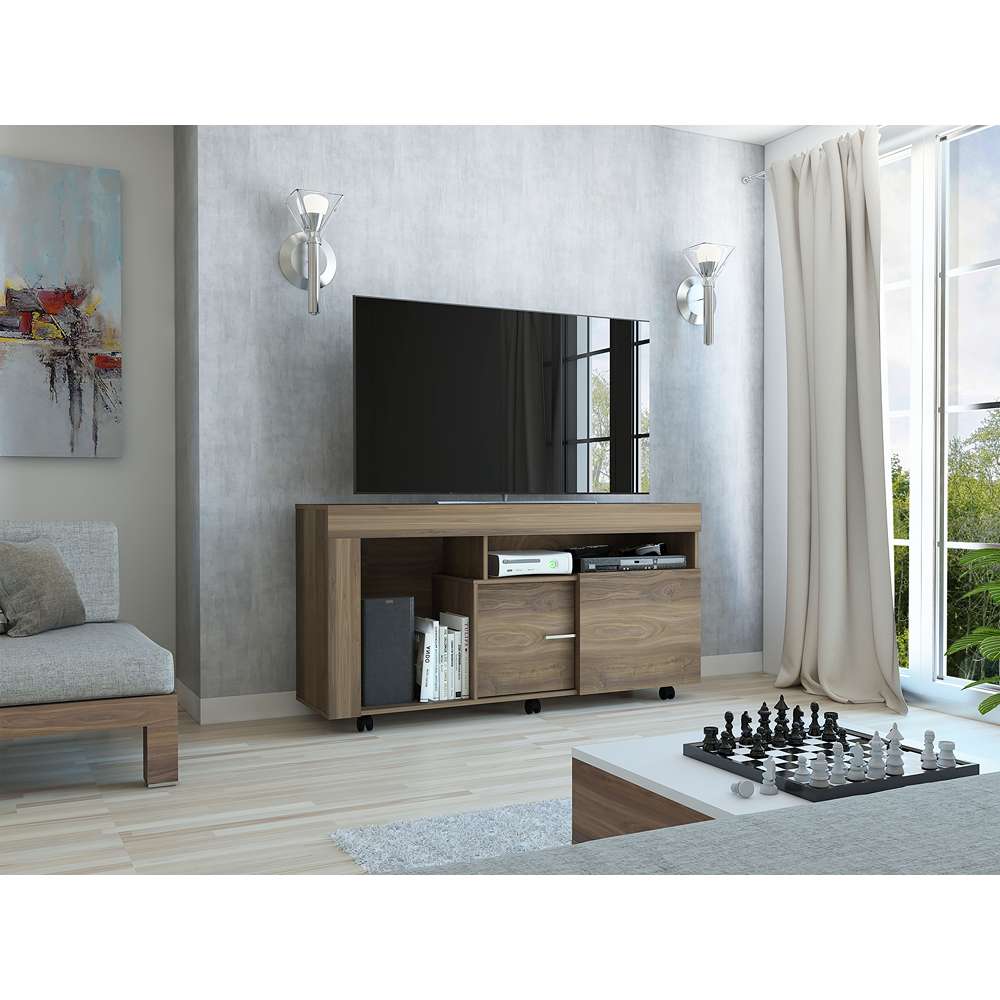 Rack Tolon Expreso 136 cm con Dos Puertas - Muebles para TV | Bylmo