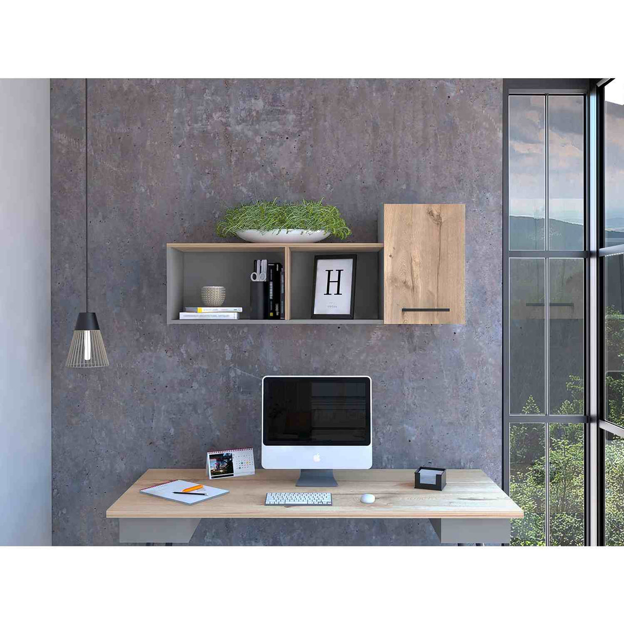 Repisa Newport Duna 122x41cm Rectangular con Dos Entrepaños - Repisas y Percheros | Bylmo