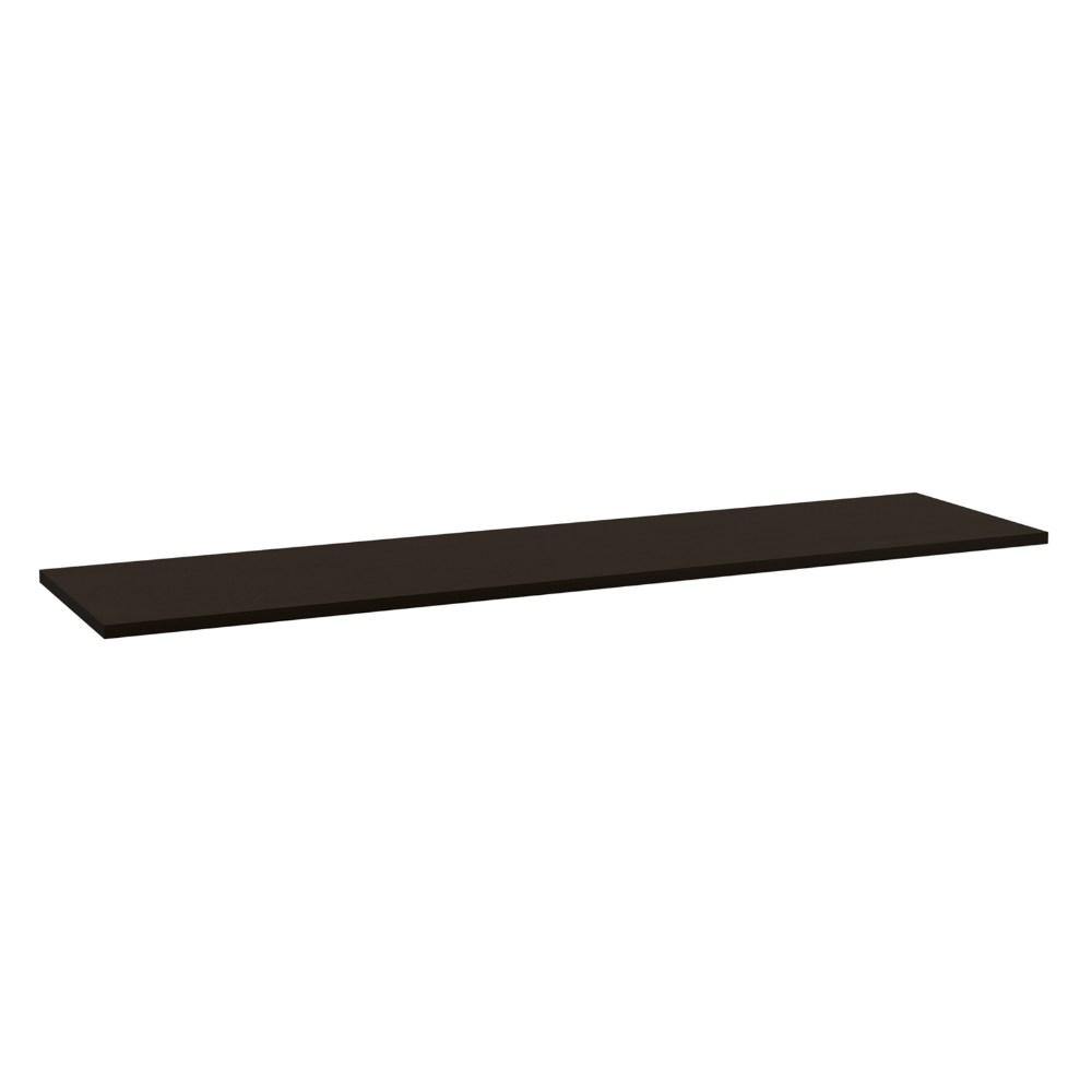 Repisa wengue 120x1.5cm Rectangular con Un Entrepaño - Repisas y Percheros | Bylmo