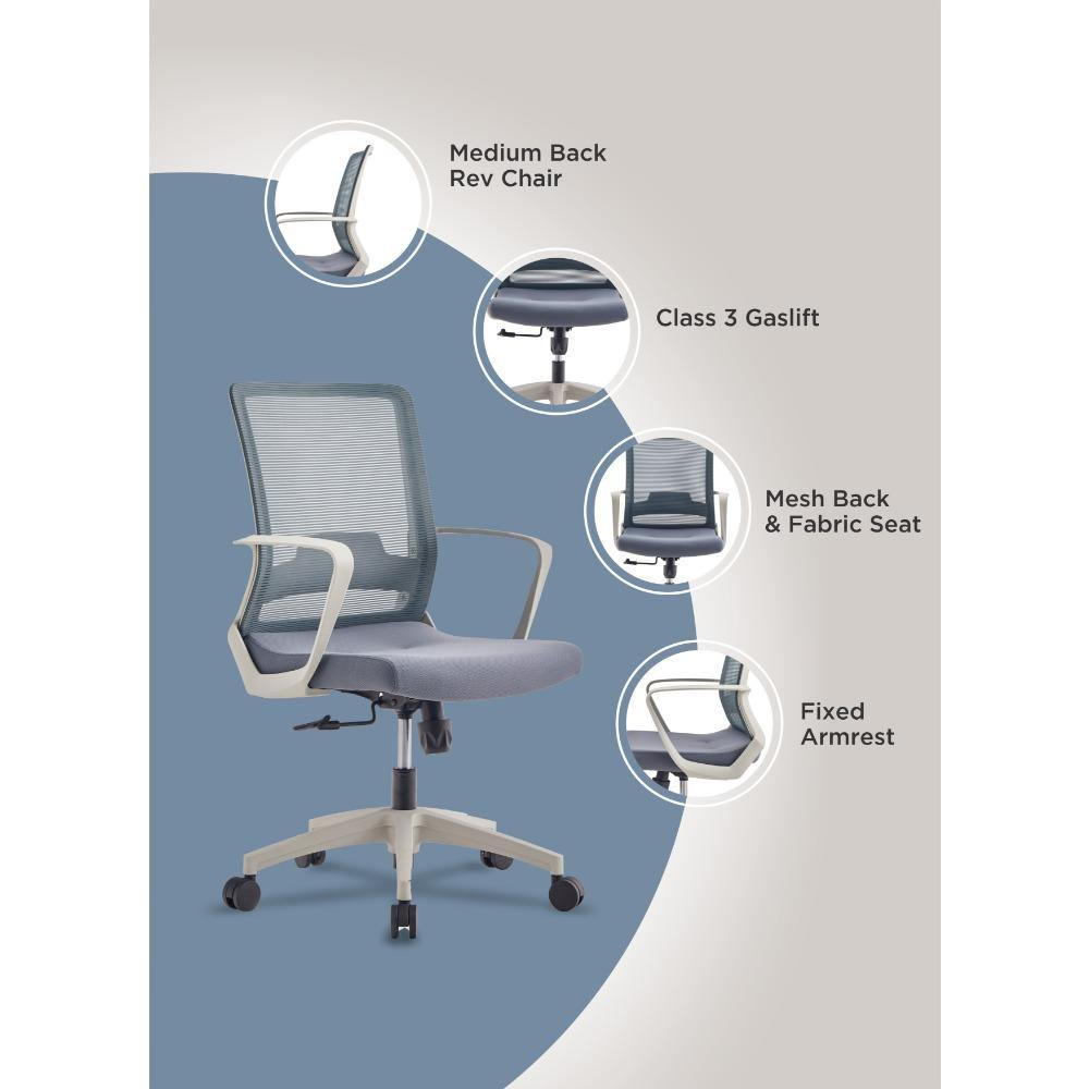 Silla Alpha Gris 61 cm - Sillas | Bylmo