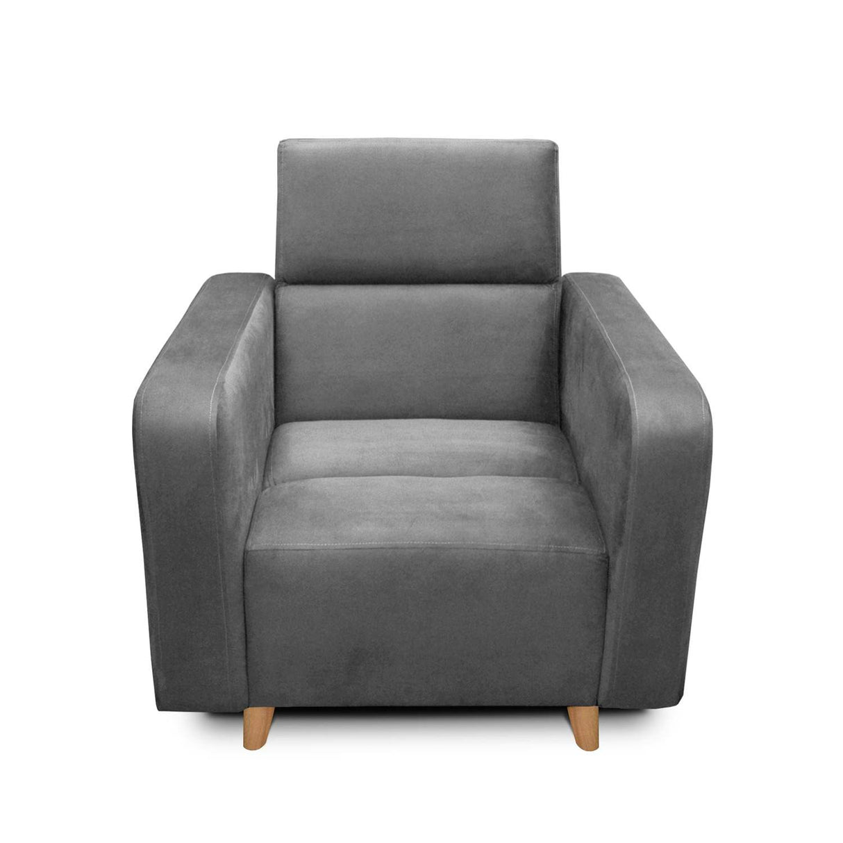 Sala Clic Clack Úngaro Gris 200 cm con Sofá de 3 Puestos y 2 Poltronas Reclinables - Combos Sala | Bylmo