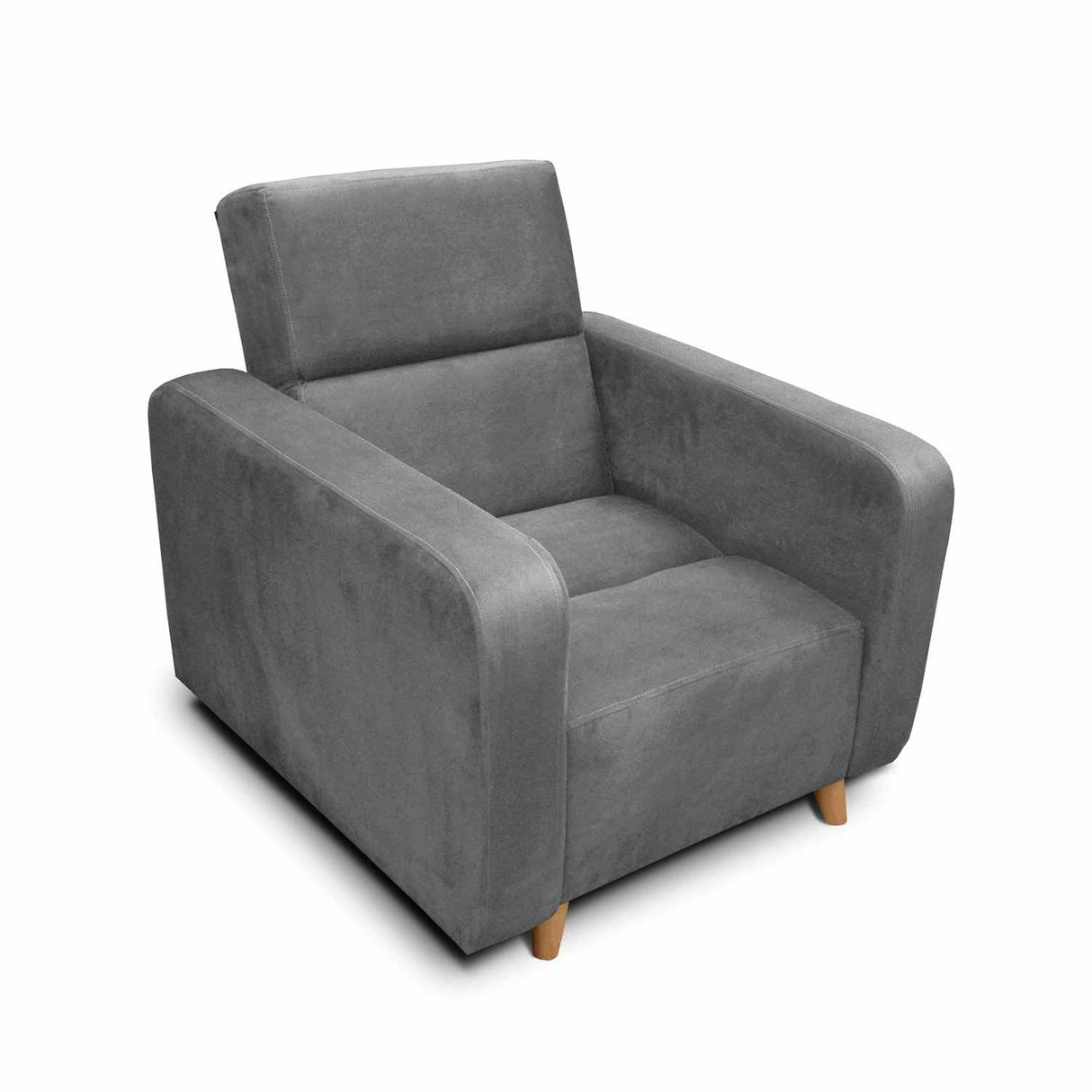 Sala Clic Clack Úngaro Gris 200 cm con Sofá de 3 Puestos y 2 Poltronas Reclinables - Combos Sala | Bylmo