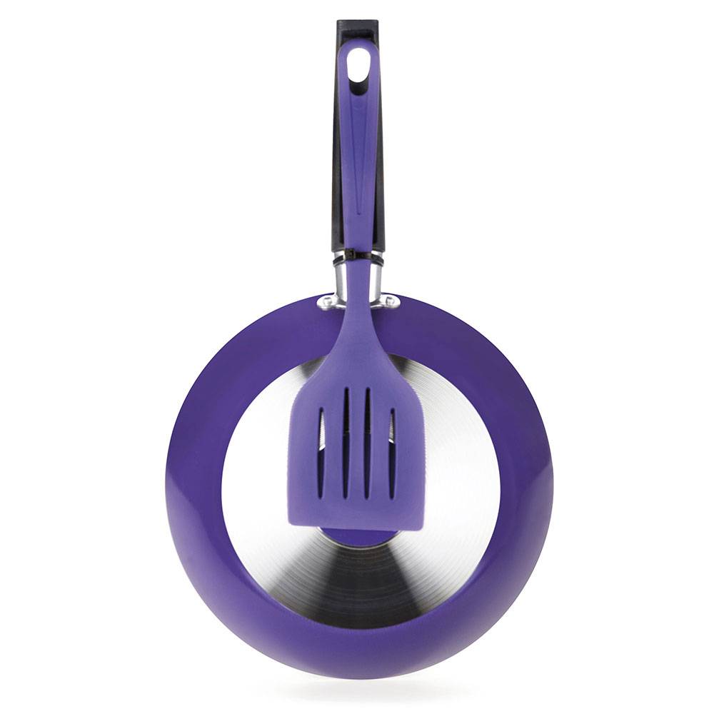 Sarten Weeton Aluminio 24 cm Con Utencilio Morado - Ollas y Sartenes | Bylmo