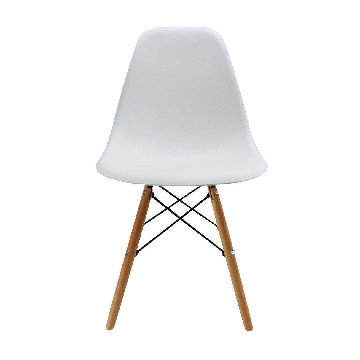 Set x 6 Sillas DKR Blanco 47x81cm Asiento Cuadrado con Espaldar - Sillas y Butacos | Bylmo