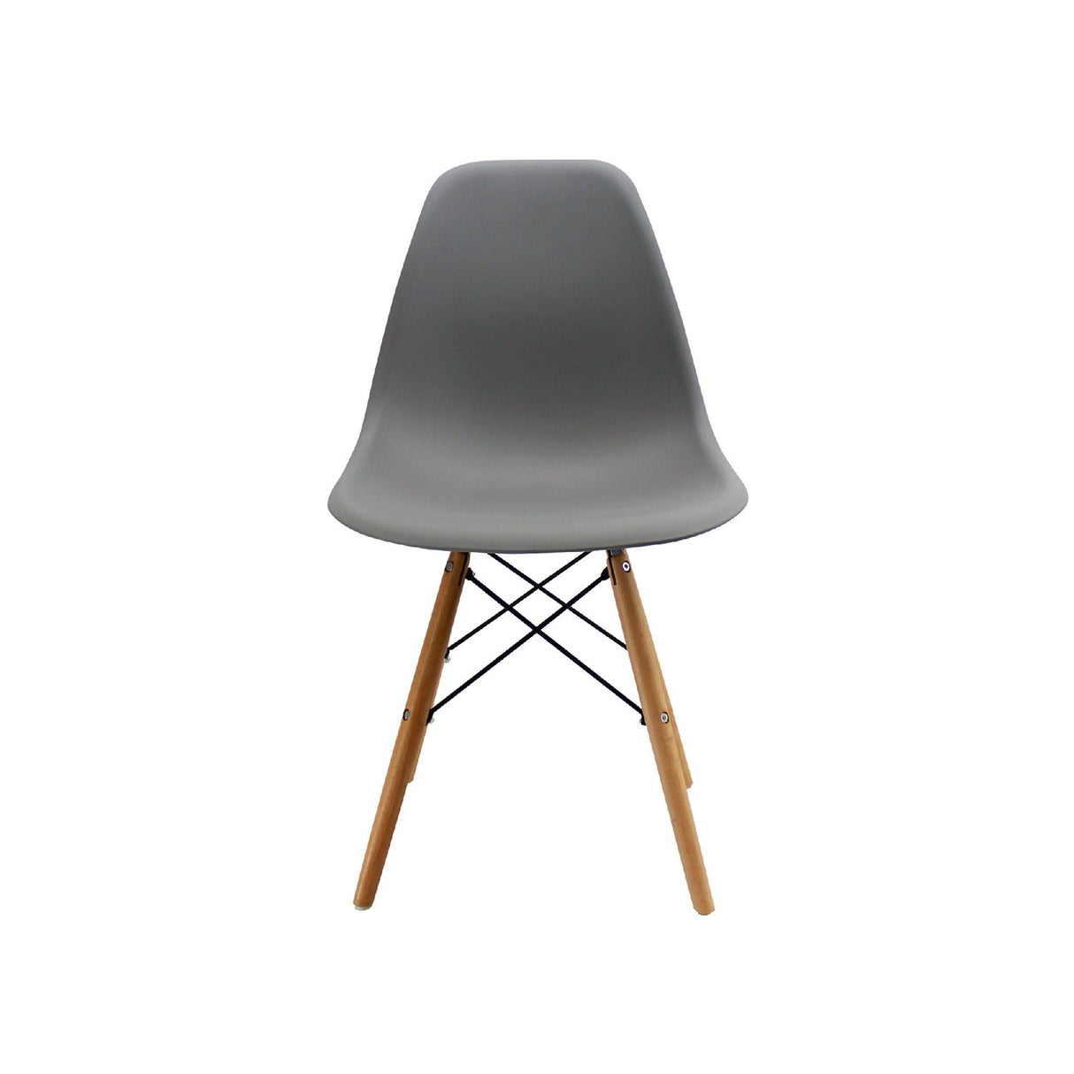 Silla 5 Cero Gris 42x81cm Asiento Cuadrado con Espaldar - Sillas y Butacos | Bylmo