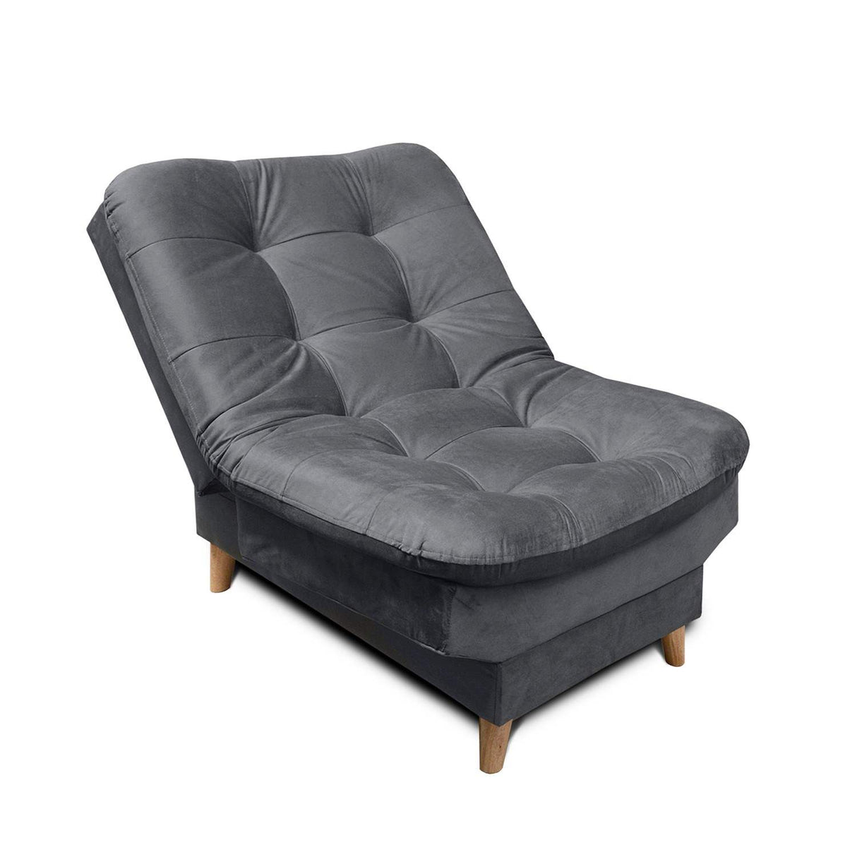 Silla Poltrona fendik Gris 80x90cm De Un Puesto Reclinable con Apoya Brazos - Sofas y Poltronas | Bylmo