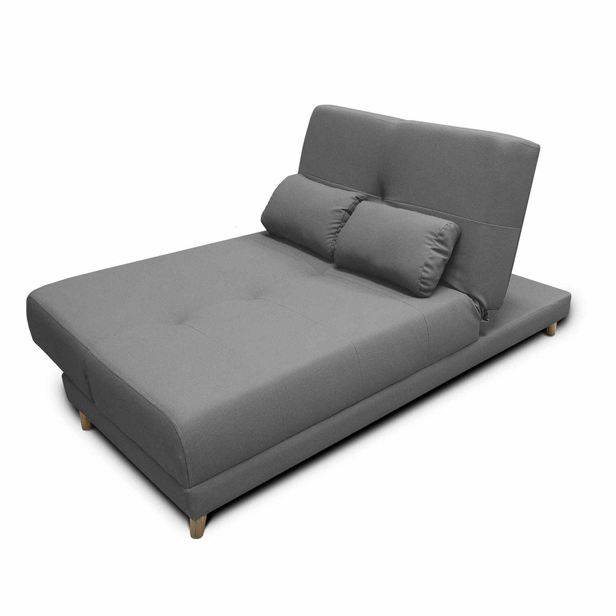 Sofá Cama Mariscal Gris 180x81cm De 3 Puestos Reclinable con Apoya Brazos - Sofas y Poltronas | Bylmo