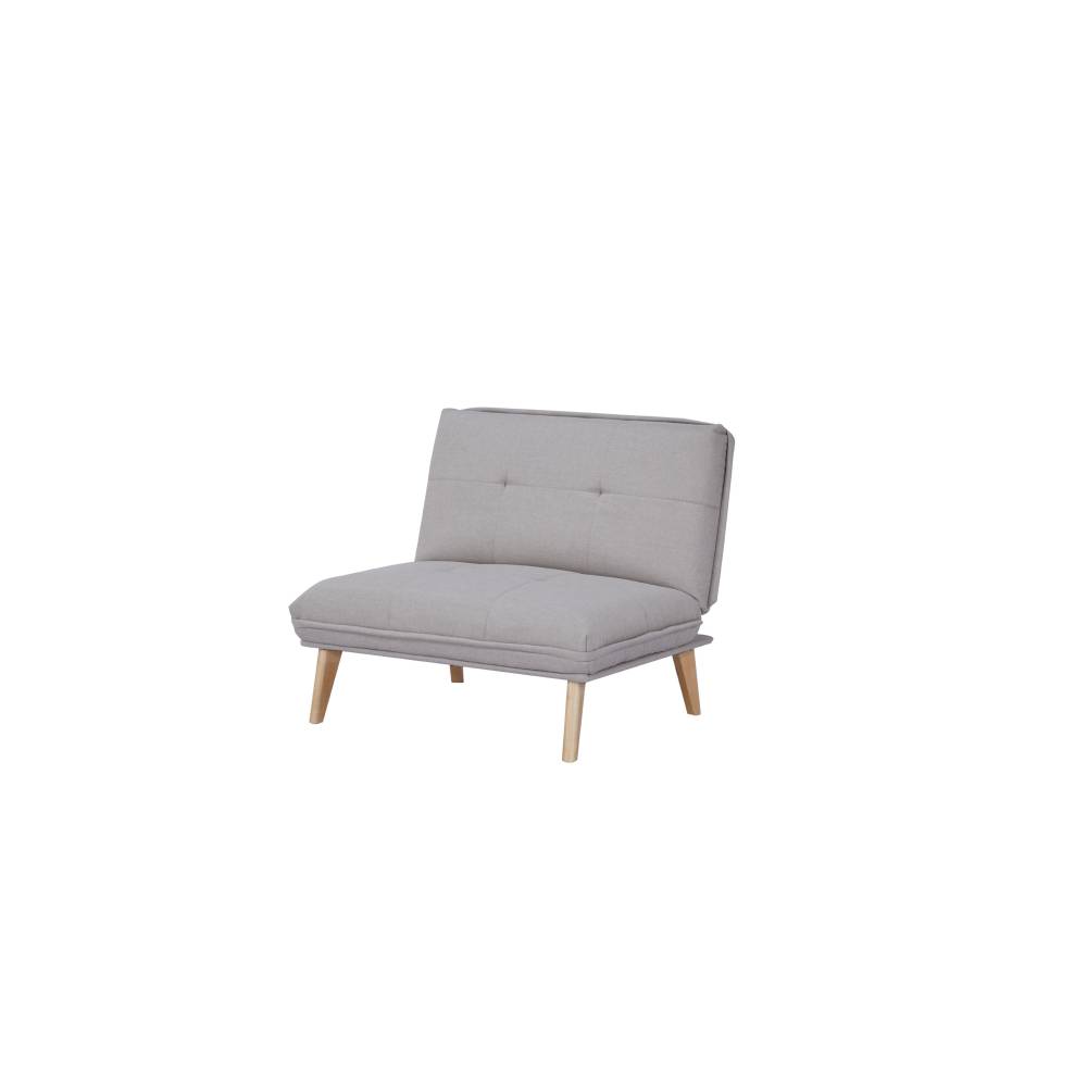 Sofa Cama Milan Gris Claro 95 cm - Sofas | Bylmo