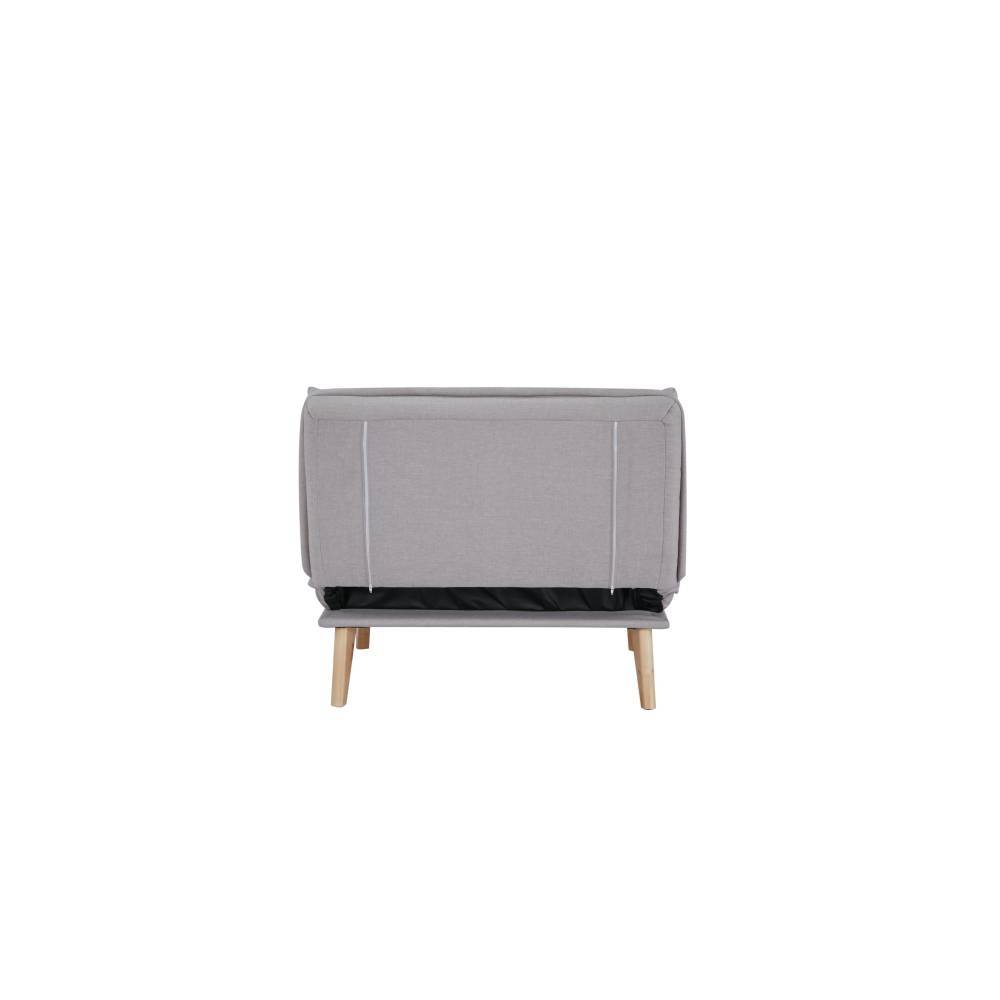 Sofa Cama Milan Gris Claro 95 cm - Sofas | Bylmo