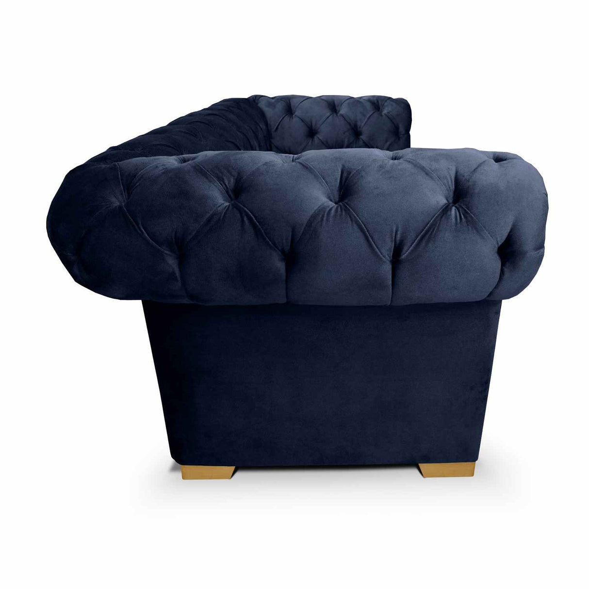 Sofá Chesterfield Azul 170x78cm De 2 Puestos con Apoya Brazos - Sofas y Poltronas | Bylmo