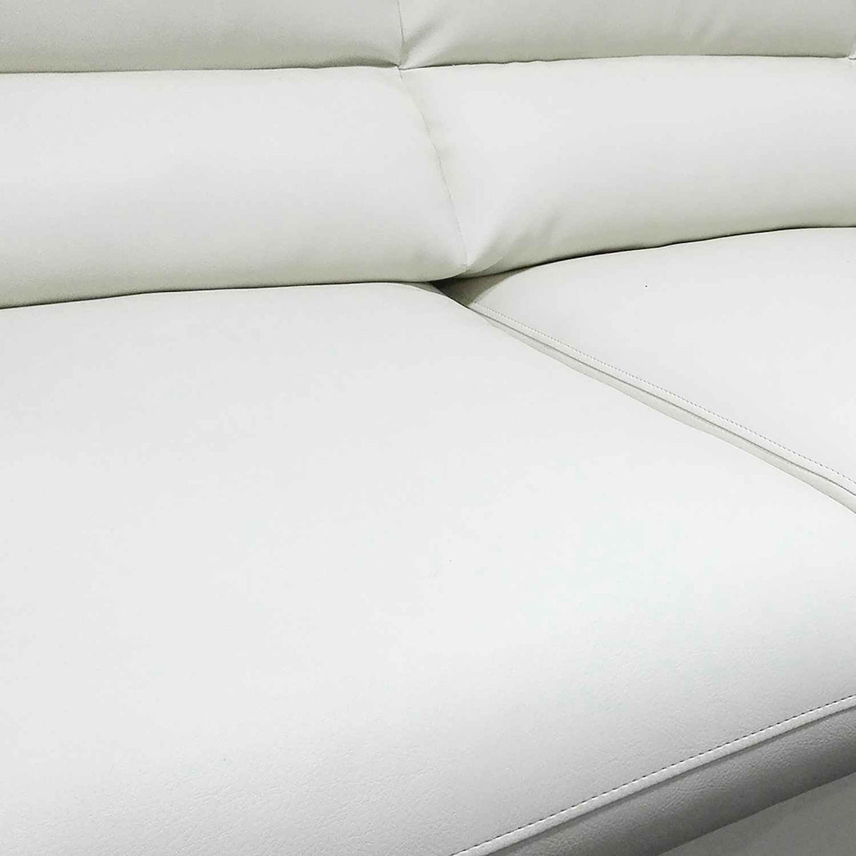 Sofá Galante Blanco Hueso 210x90cm De 3 Puestos sin Apoya Brazos - Sofas y Poltronas | Bylmo